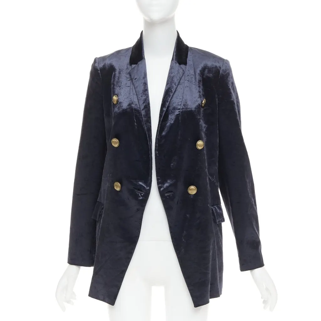 Brunello Cucinelli Navy Cotton Jacket Navy Cotton Very good - Inside View