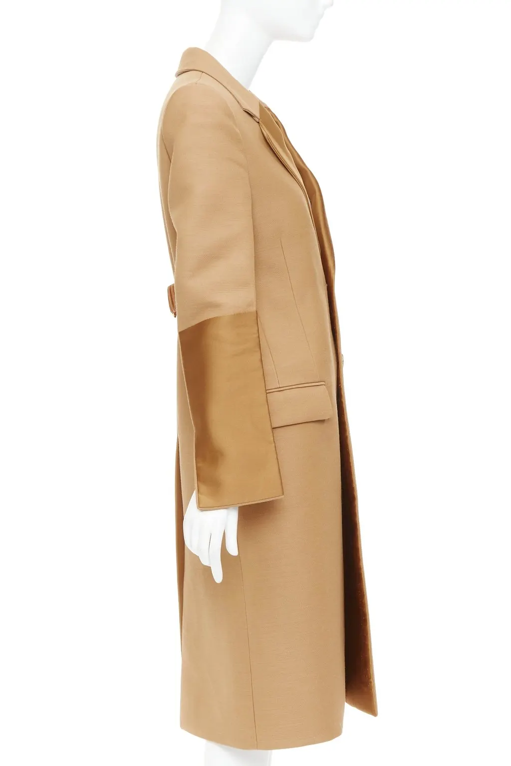Bottega Veneta Brown Polyester Coat Brown Polyester Good - Box View