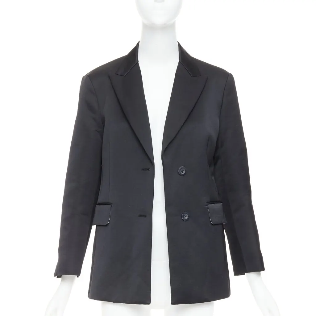 Unsigned Black Polyester Jacket Black Polyester Very good - Inside View