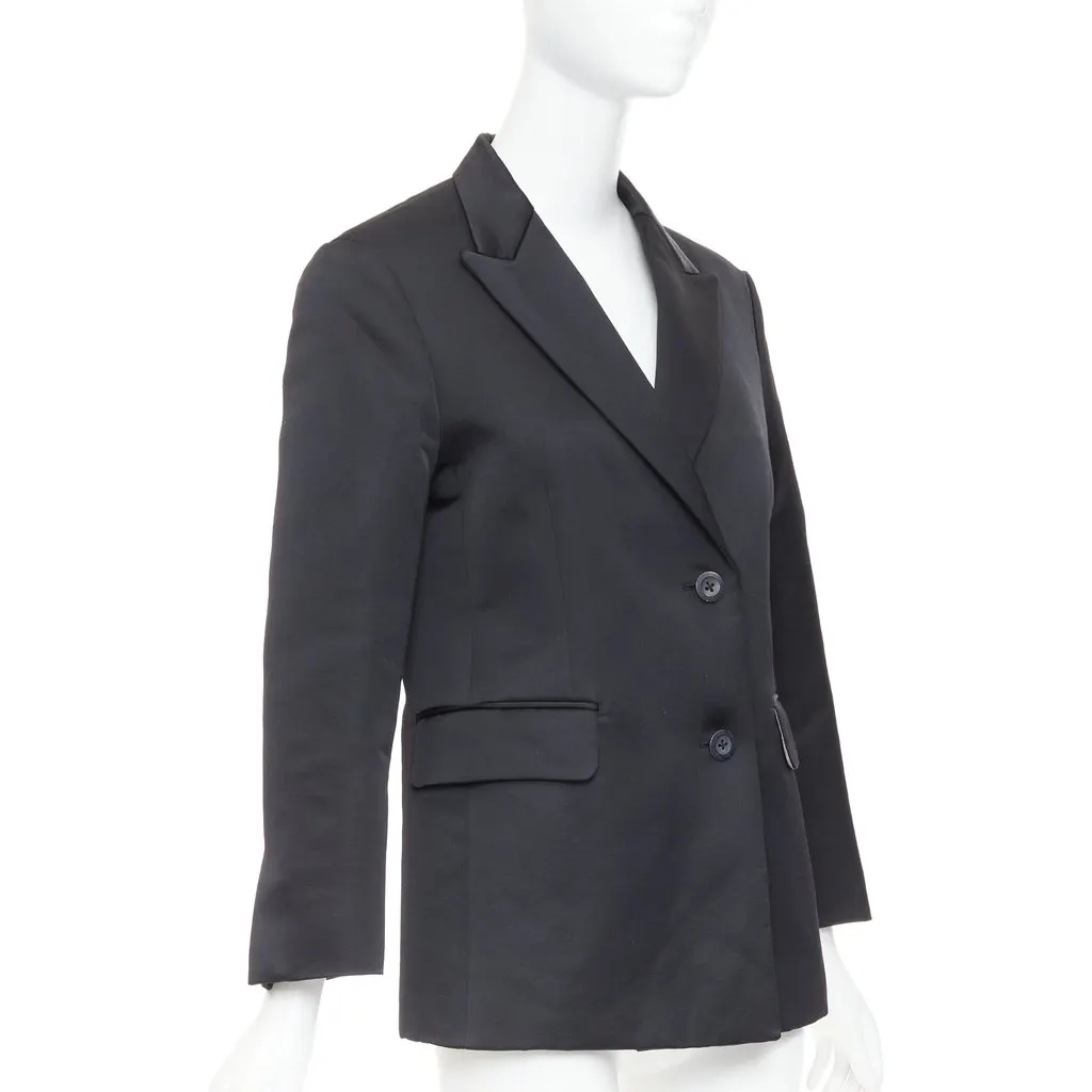 Unsigned Black Polyester Jacket Black Polyester Very good - Model View