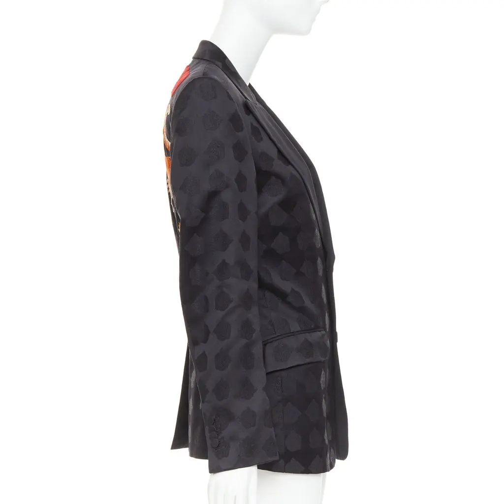 Gucci Black Silk Jacket Black Silk Fair - Box View