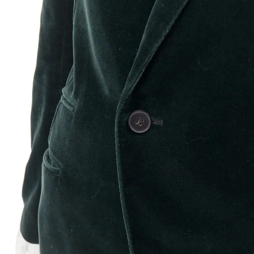 Haider Ackermann Green Velvet Jacket Green Velvet Good - Back View