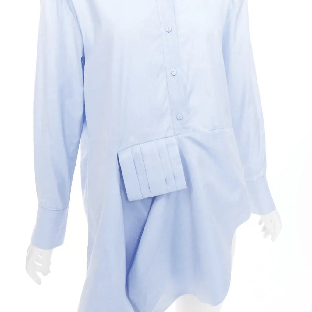Vvb Victoria Beckham Blue Cotton Top Blue Cotton Fair - Back View