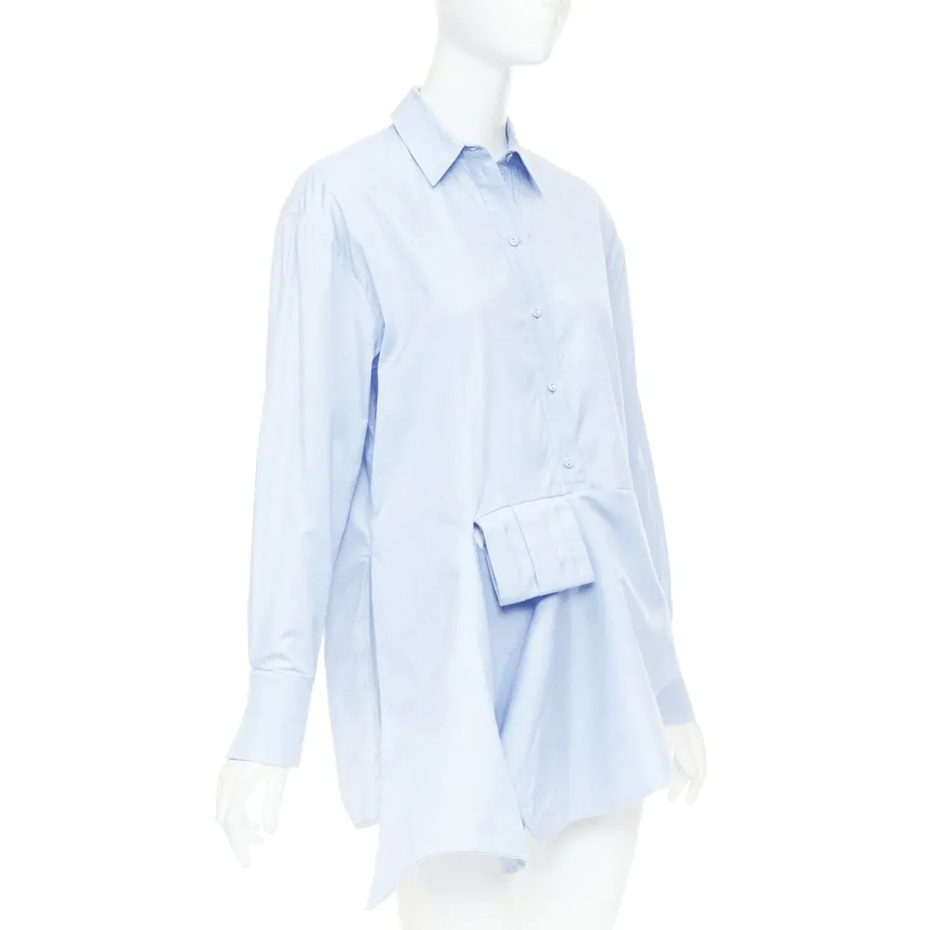 Vvb Victoria Beckham Blue Cotton Top Blue Cotton Fair - Inside View