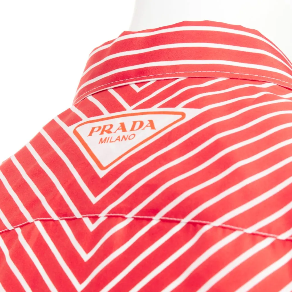 Prada Red Silk Top Red Silk Very good - Back View