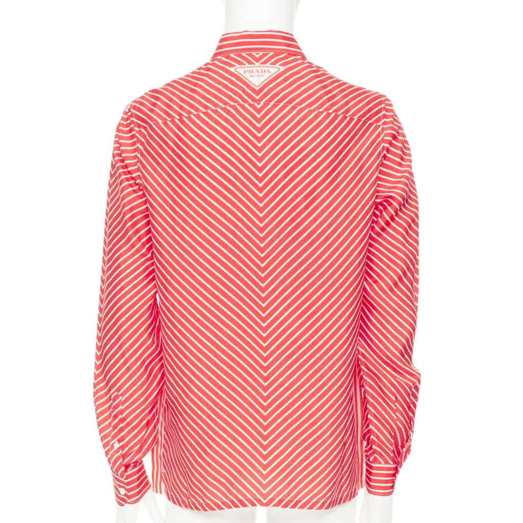 Prada Red Silk Top Red Silk Very good - Box View