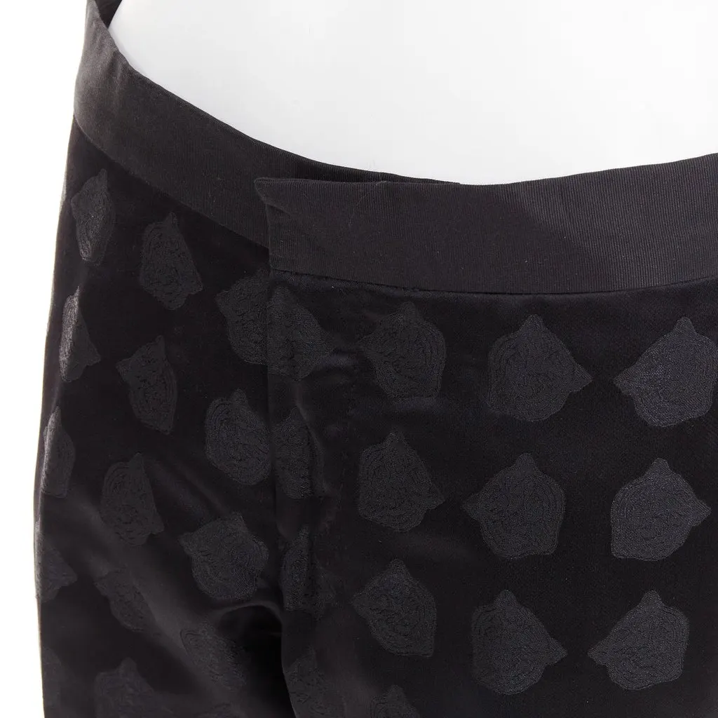 Gucci Black Silk Trouser Black Silk Good - Back View