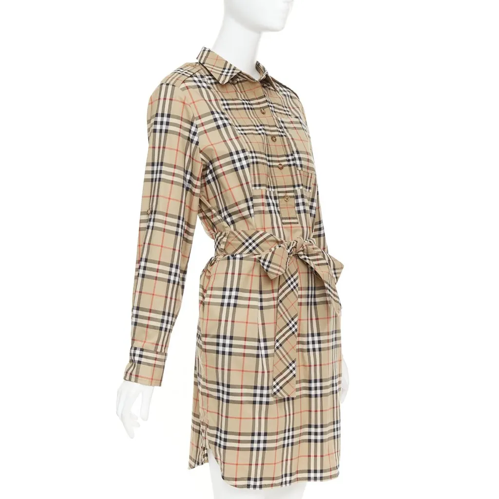 Burberry Brown Cotton Dress Brown Cotton Very good - Inside View
