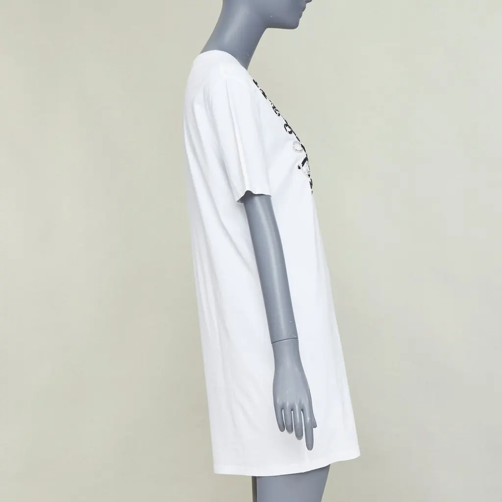Hermès White Cotton Dress White Cotton Very good - Model View