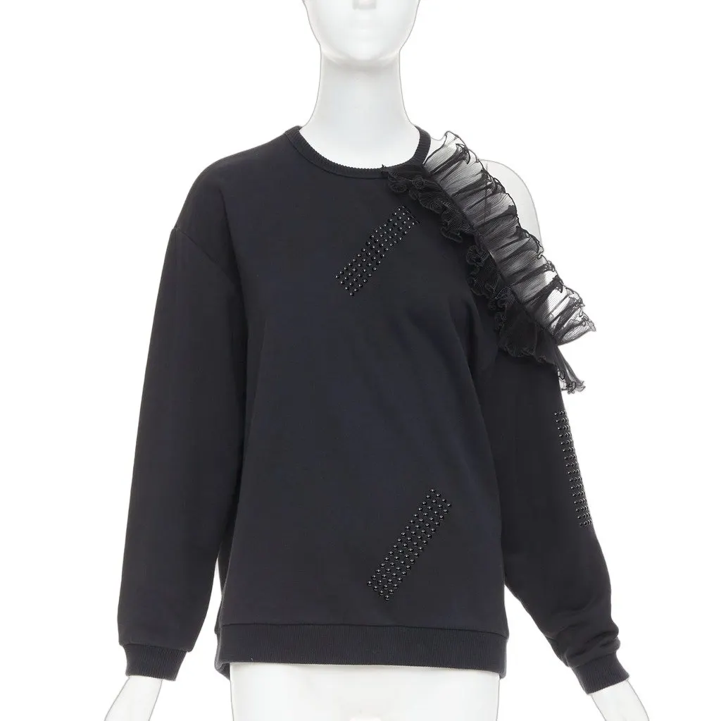 Christopher Kane أسود قطن تريكو