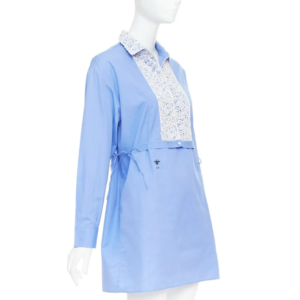 Dior Blue Cotton Dress Blue Cotton Very good - Inside View