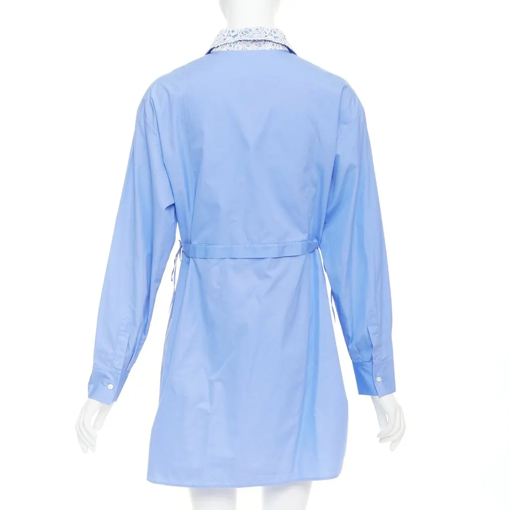 Dior Blue Cotton Dress Blue Cotton Very good - Box View
