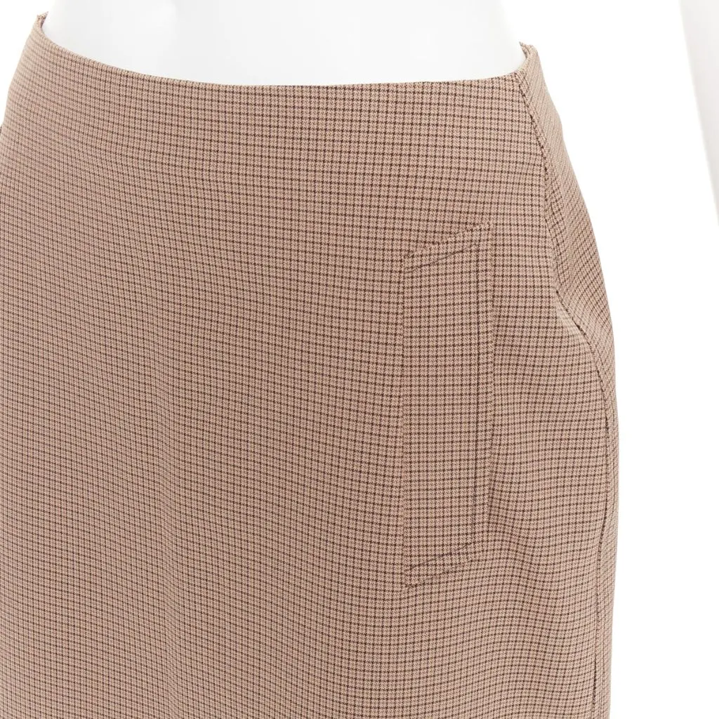 Prada Brown Polyester Skirt Brown Polyester Very good - Back View