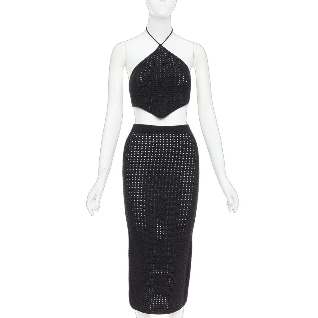Reformation Circa Black Cotton Very good - Front View