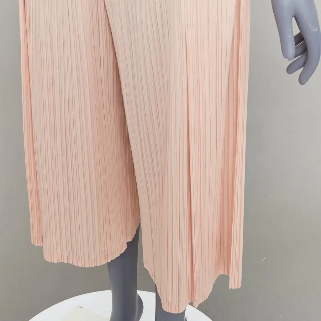 Issey Miyake Pink Polyester Trouser Pink Polyester Very good - Back View