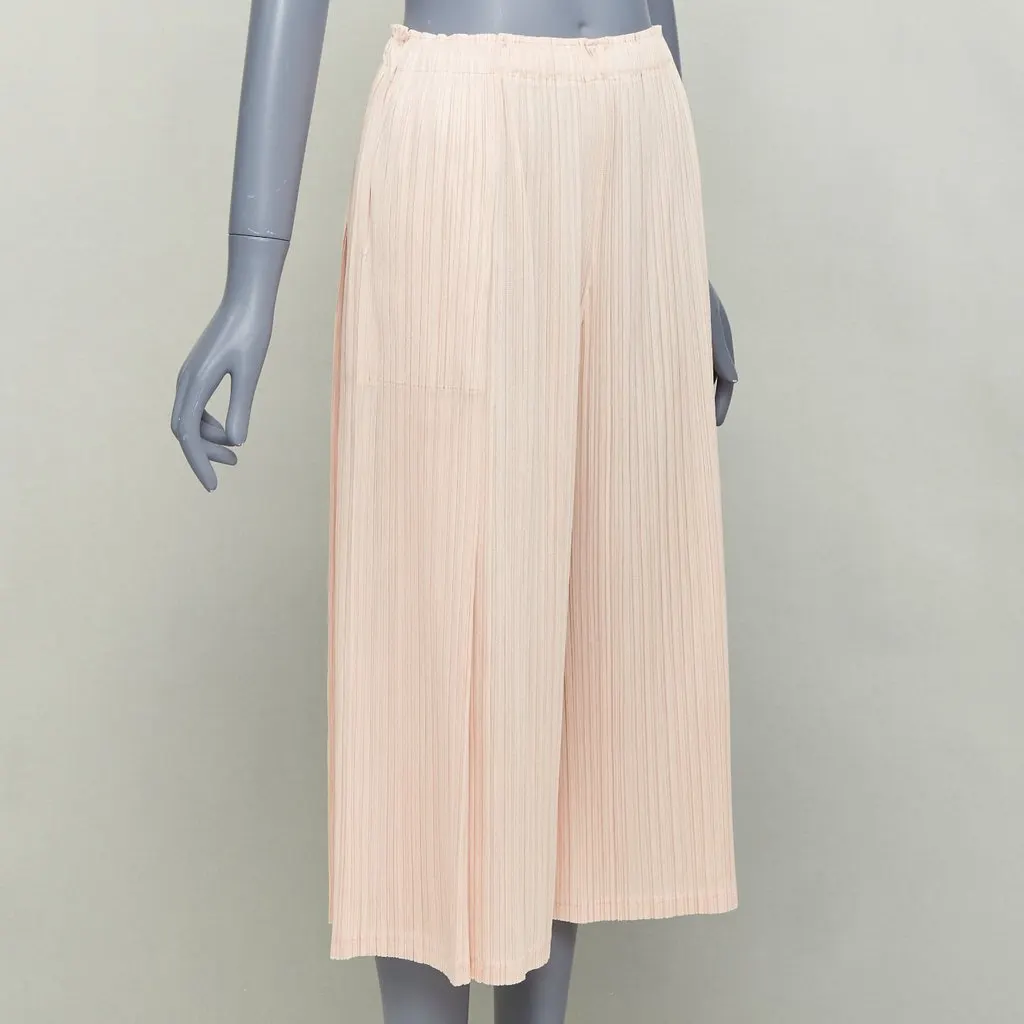 Issey Miyake Pink Polyester Trouser Pink Polyester Very good - Inside View