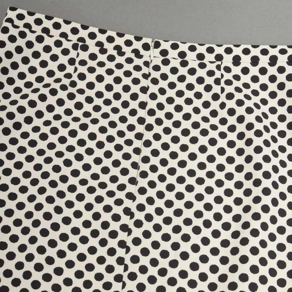 SALONI Polka Dot Skirt Ecru Polyester Good - Box View
