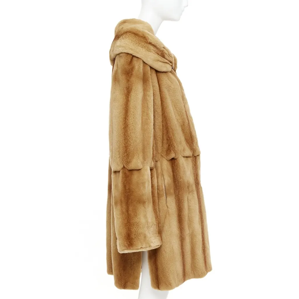 Unsigned Brown Fur Coat Brown Fur Very good - Box View
