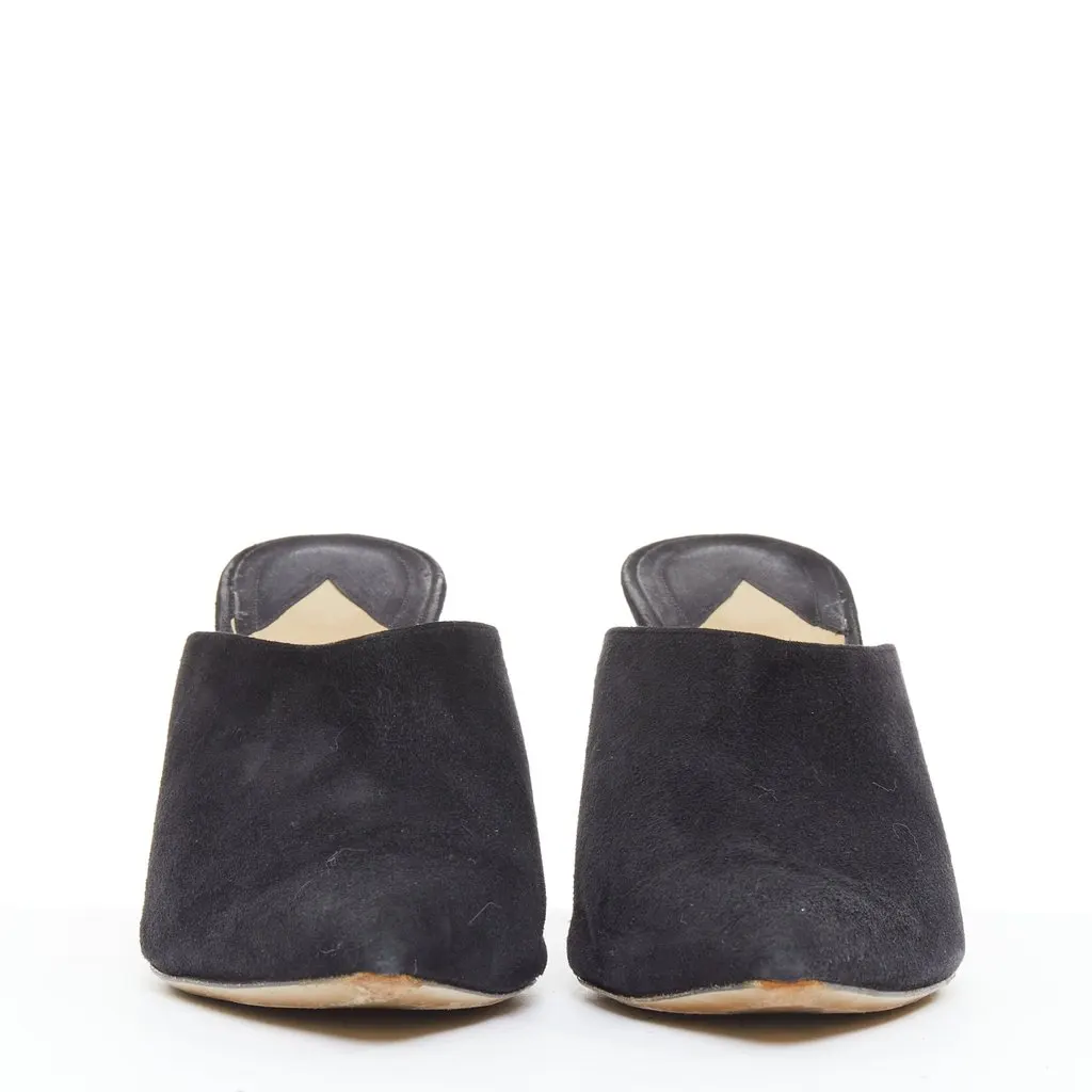 Paul Andrew Certosa Black Suede Fair - Inside View