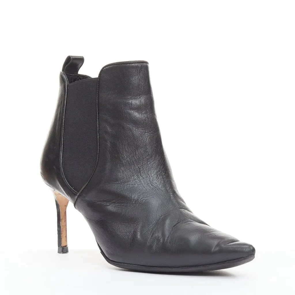 Manolo Blahnik MultiColor Leather Boots MultiColor Leather Fair - Back View