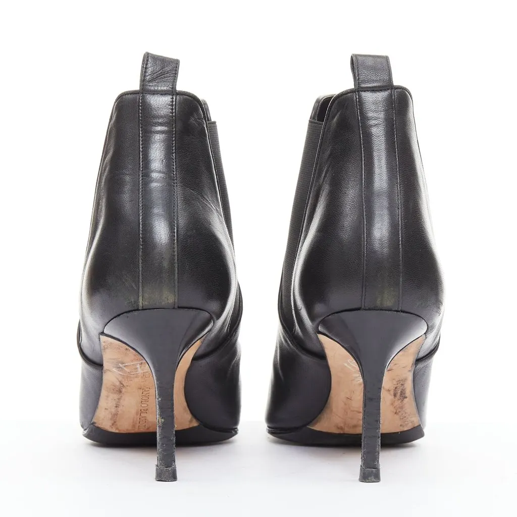 Manolo Blahnik MultiColor Leather Boots MultiColor Leather Fair - Box View