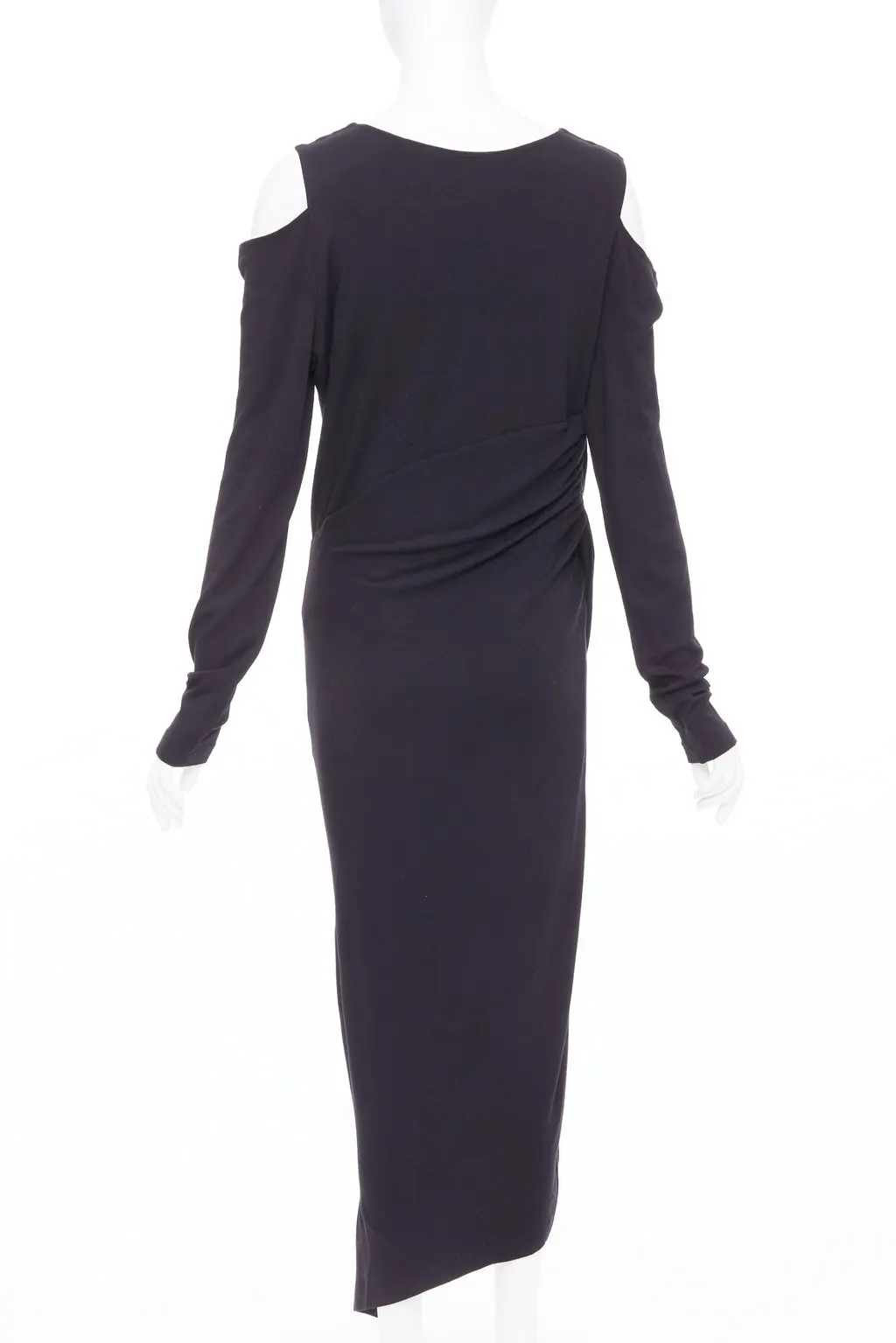 Donna Karan Black Viscose Dress Black Viscose Good - Box View