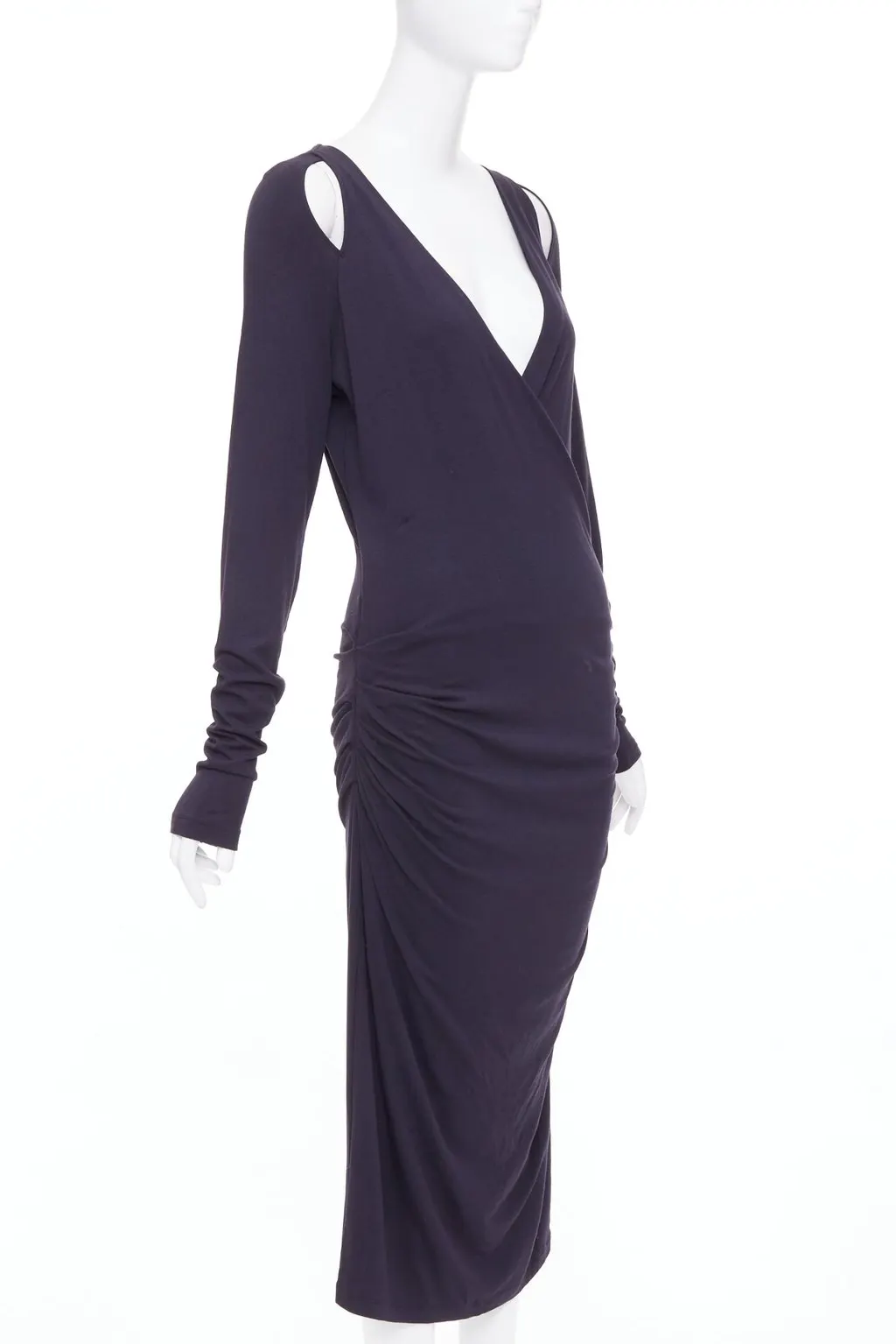 Donna Karan Grey Viscose Dress Grey Viscose Very good - Inside View