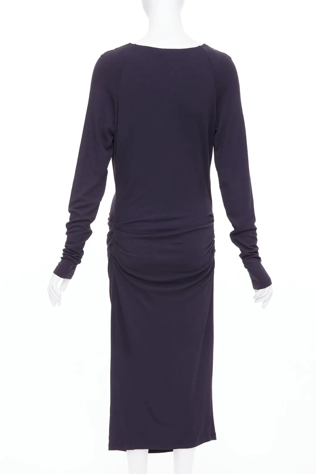 Donna Karan Grey Viscose Dress Grey Viscose Very good - Box View
