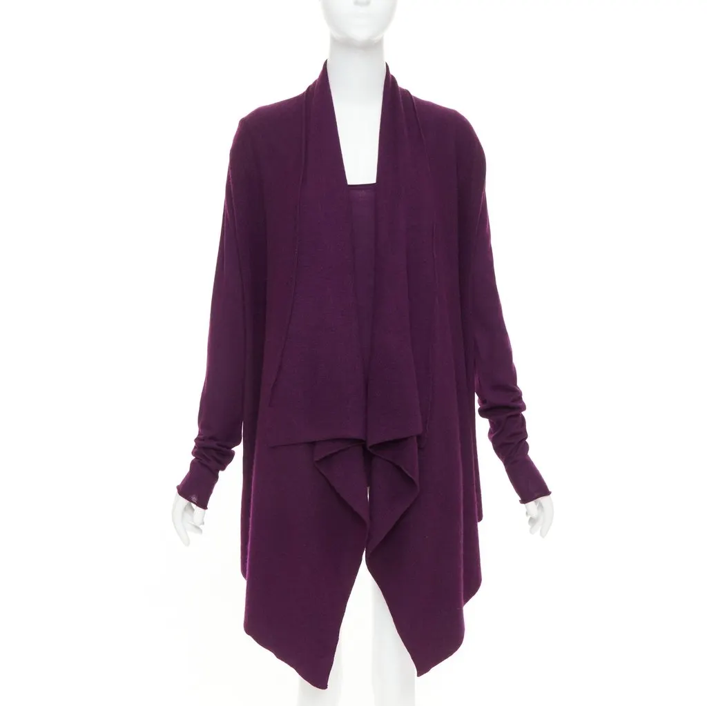 Donna Karan Purple Cashmere Knitwear Purple Cashmere Very good - Front View