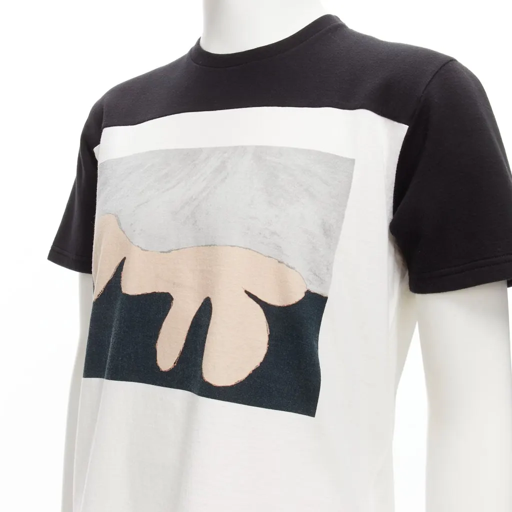 Marni Abstract Portrait Top White Cotton Very good - Back View