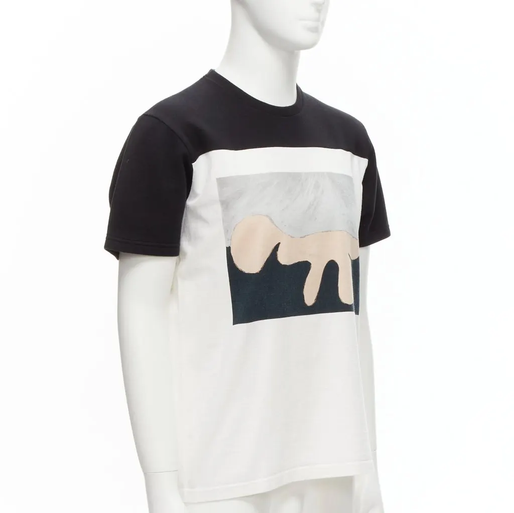 Marni Abstract Portrait Top White Cotton Very good - Inside View