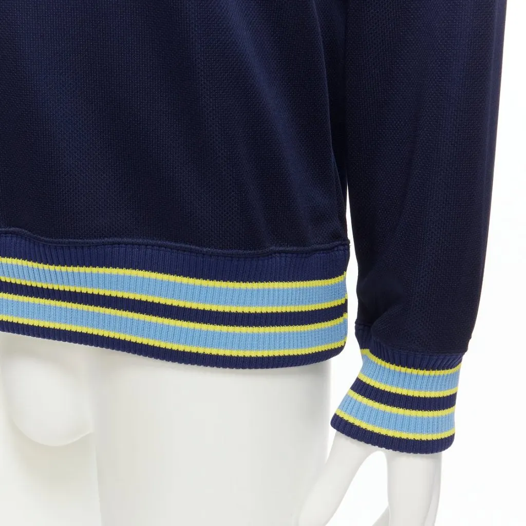 Comme des Garçons Football Jersey Sweatshirt Navy Polyester Never worn - Back View