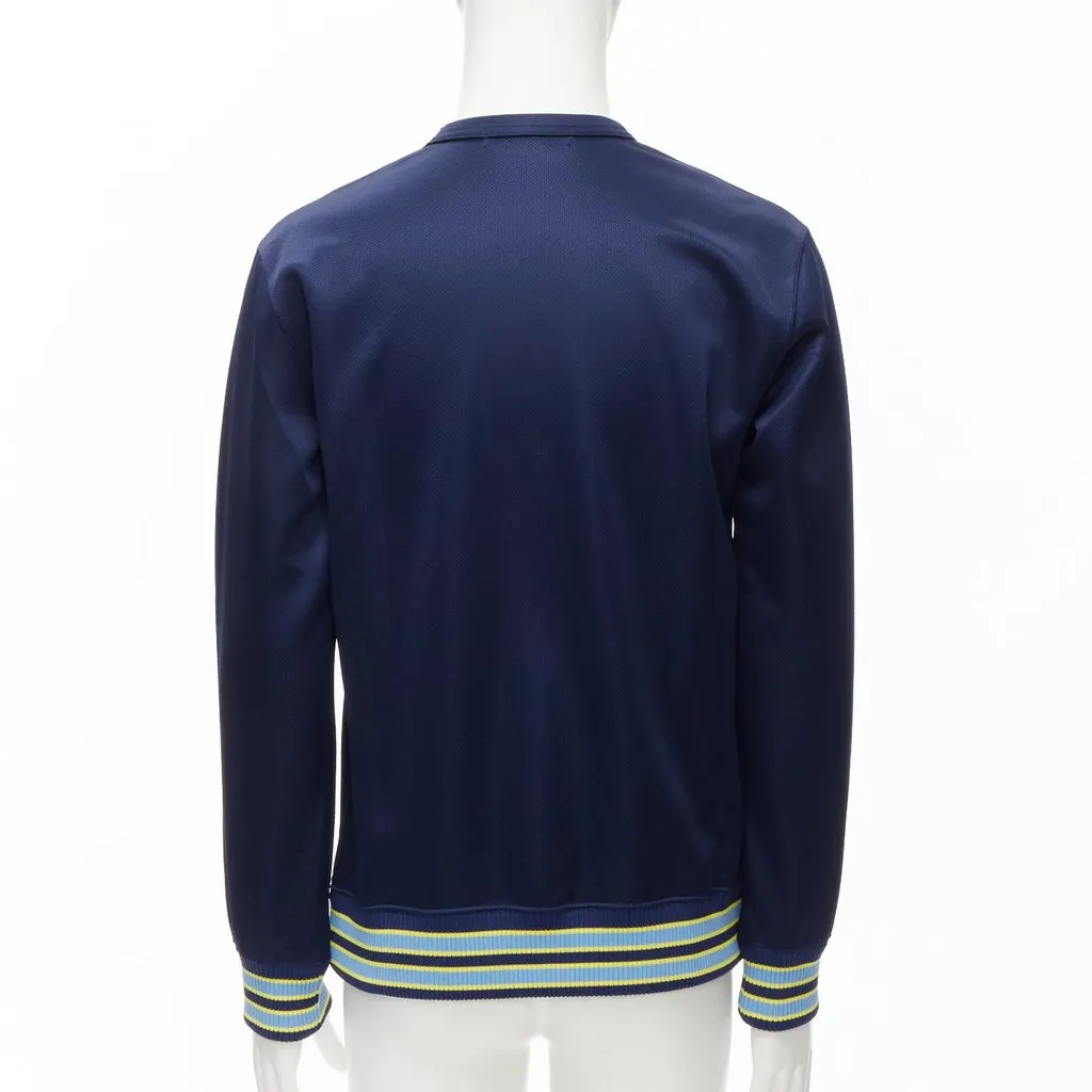 Comme des Garçons Football Jersey Sweatshirt Navy Polyester Never worn - Box View