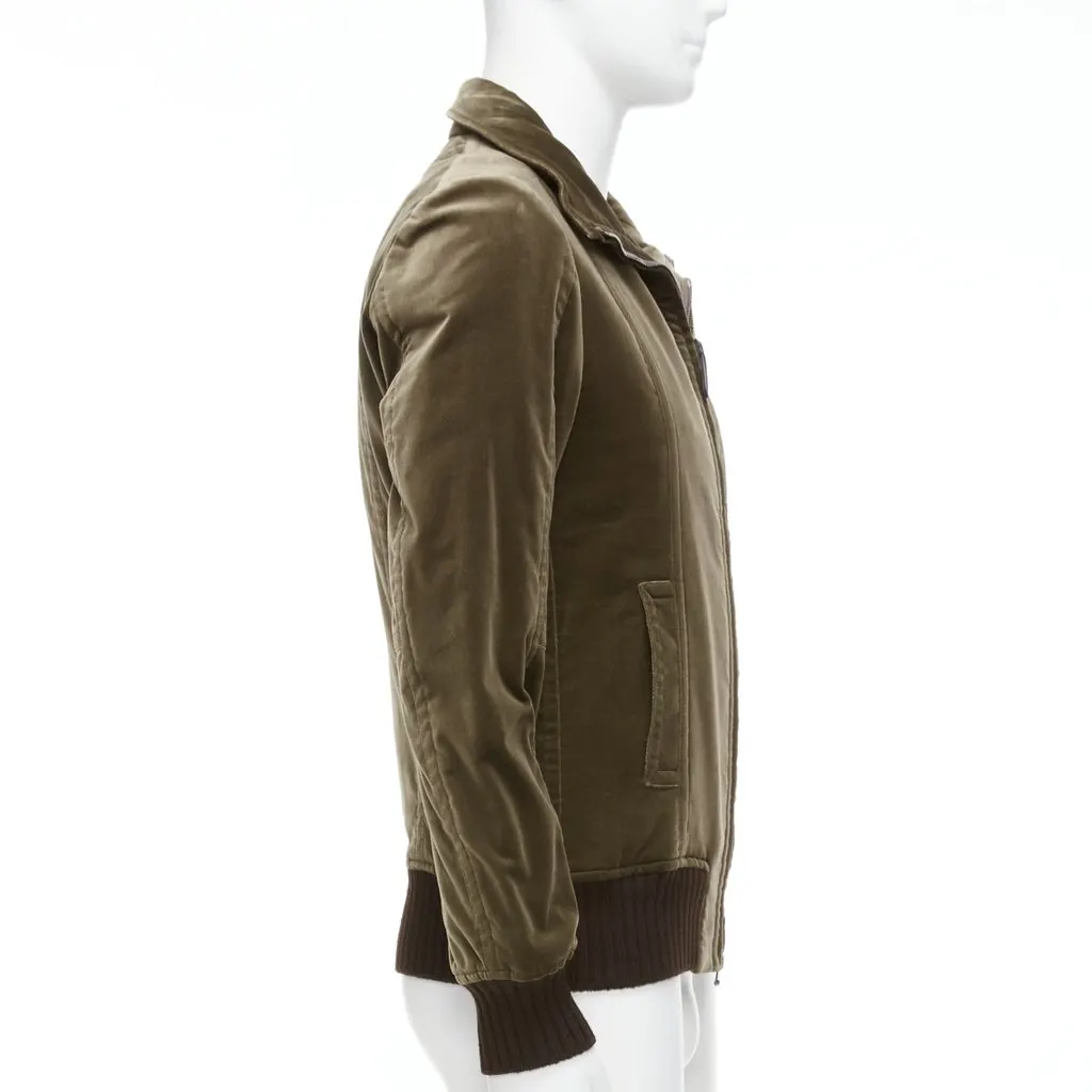 Costume National Khaki Velvet Bomber Khaki Velvet Fair - Box View