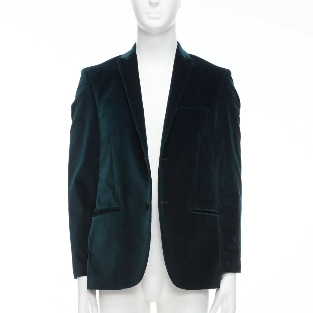 Kenzo Velvet Fit Blazer Green Velvet Good - Inside View