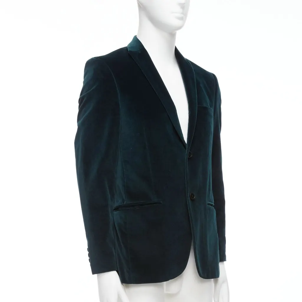 Kenzo Velvet Fit Blazer Green Velvet Good - Model View