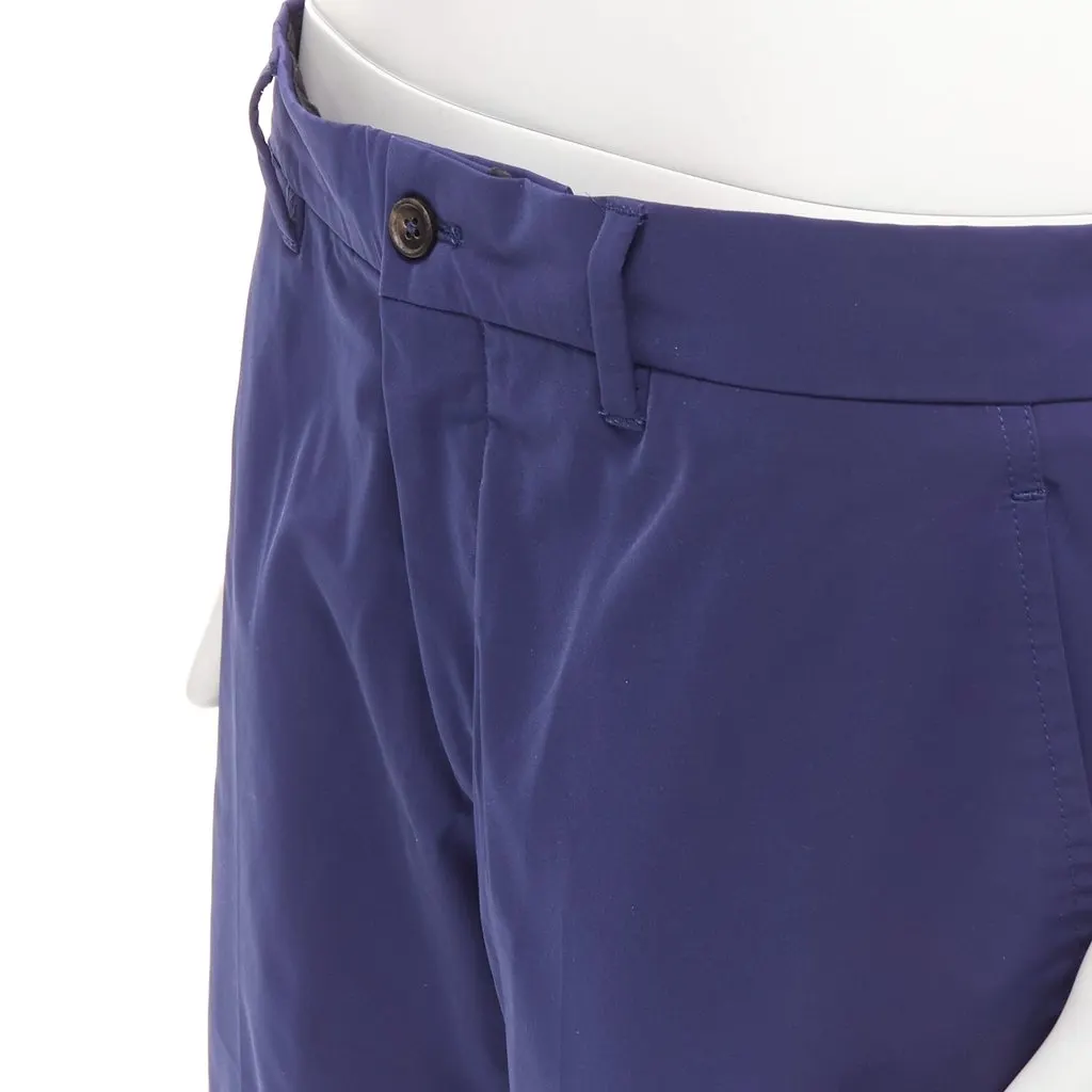 Prada Shiny Bermuda Shorts Blue Very good - Back View