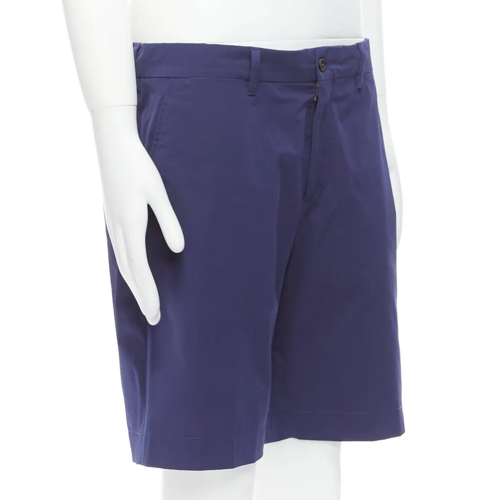 Prada Shiny Bermuda Shorts Blue Very good - Inside View