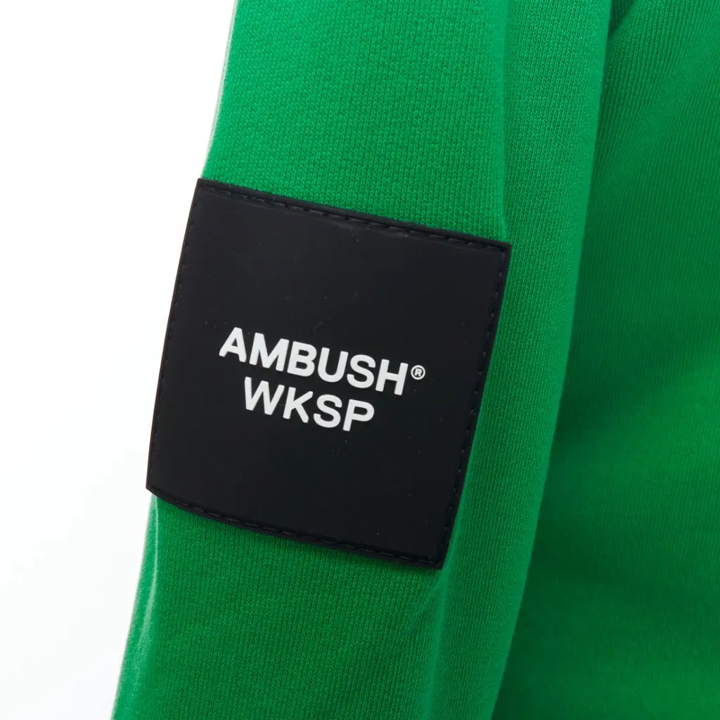Ambush Kimono Sweatshirt Green Cotton Very good - Back View