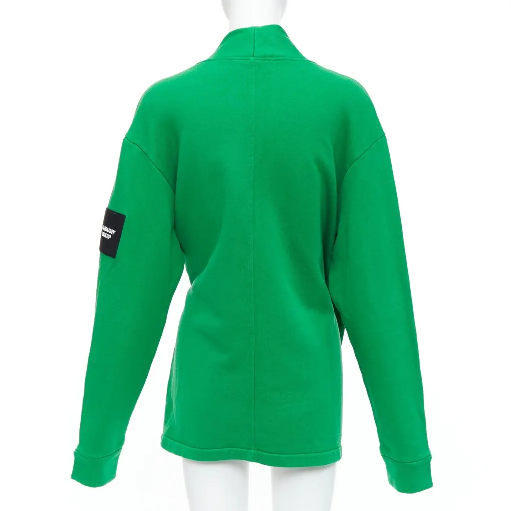 Ambush Kimono Sweatshirt Green Cotton Very good - Box View