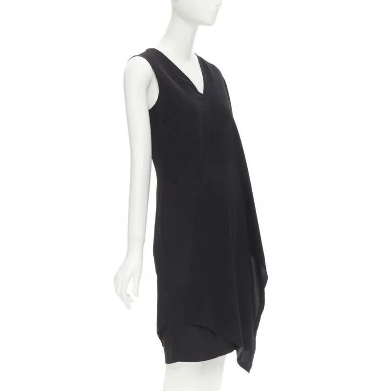 Maison Martin Margiela Bonded Cape Dress Black Very good - Inside View