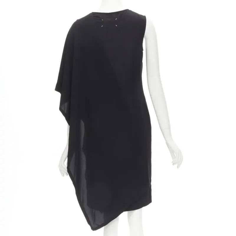 Maison Martin Margiela Bonded Cape Dress Black Very good - Box View