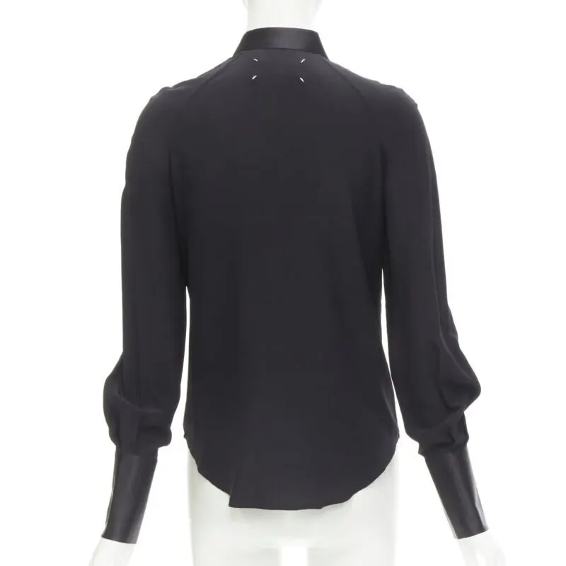Maison Margiela Reversed Cuff Shirt Black Cotton Never worn - Box View