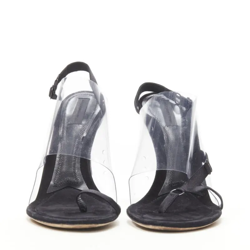 Alexander Wang PVC Sling Mules Black Plastic Very good - Inside View