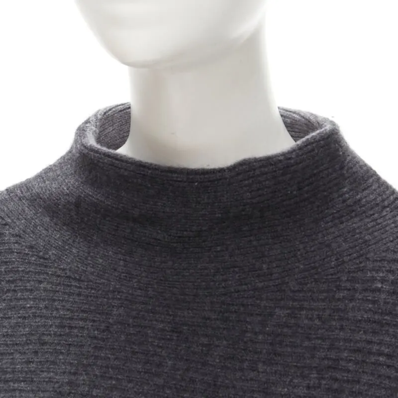 Vince Mock Neck Sweater Grey Wool Never worn - Back View
