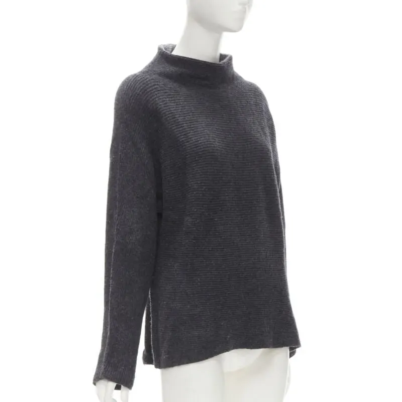 Vince Mock Neck Sweater Grey Wool Never worn - Inside View