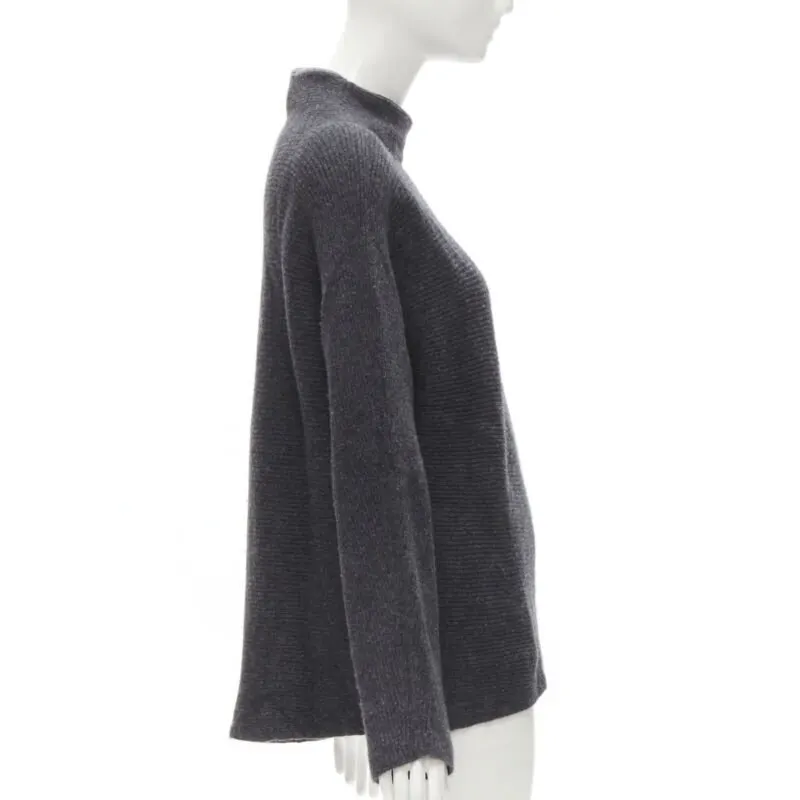 Vince Mock Neck Sweater Grey Wool Never worn - Model View