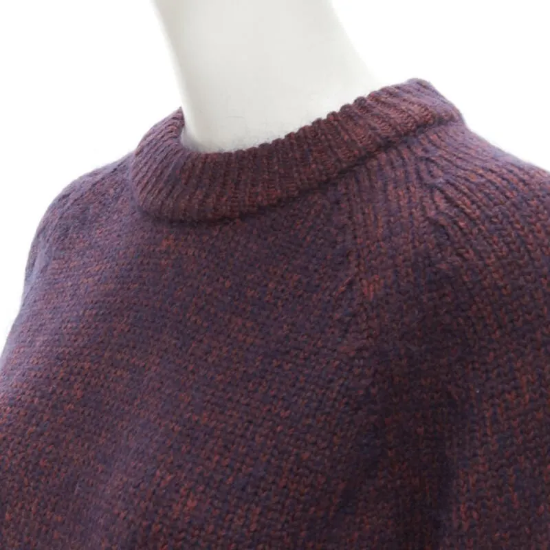Theory Mohair Knit Sweater Brown Wool Never worn - Back View