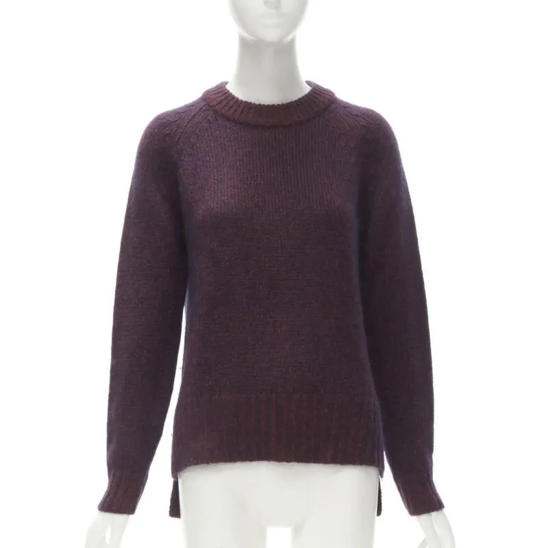 Theory Mohair Knit Sweater Brown Wool Never worn - Inside View