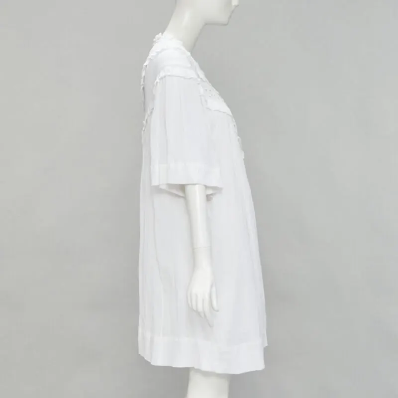 Isabel Marant Eyelet Boho Dress White Cotton Never worn - Model View